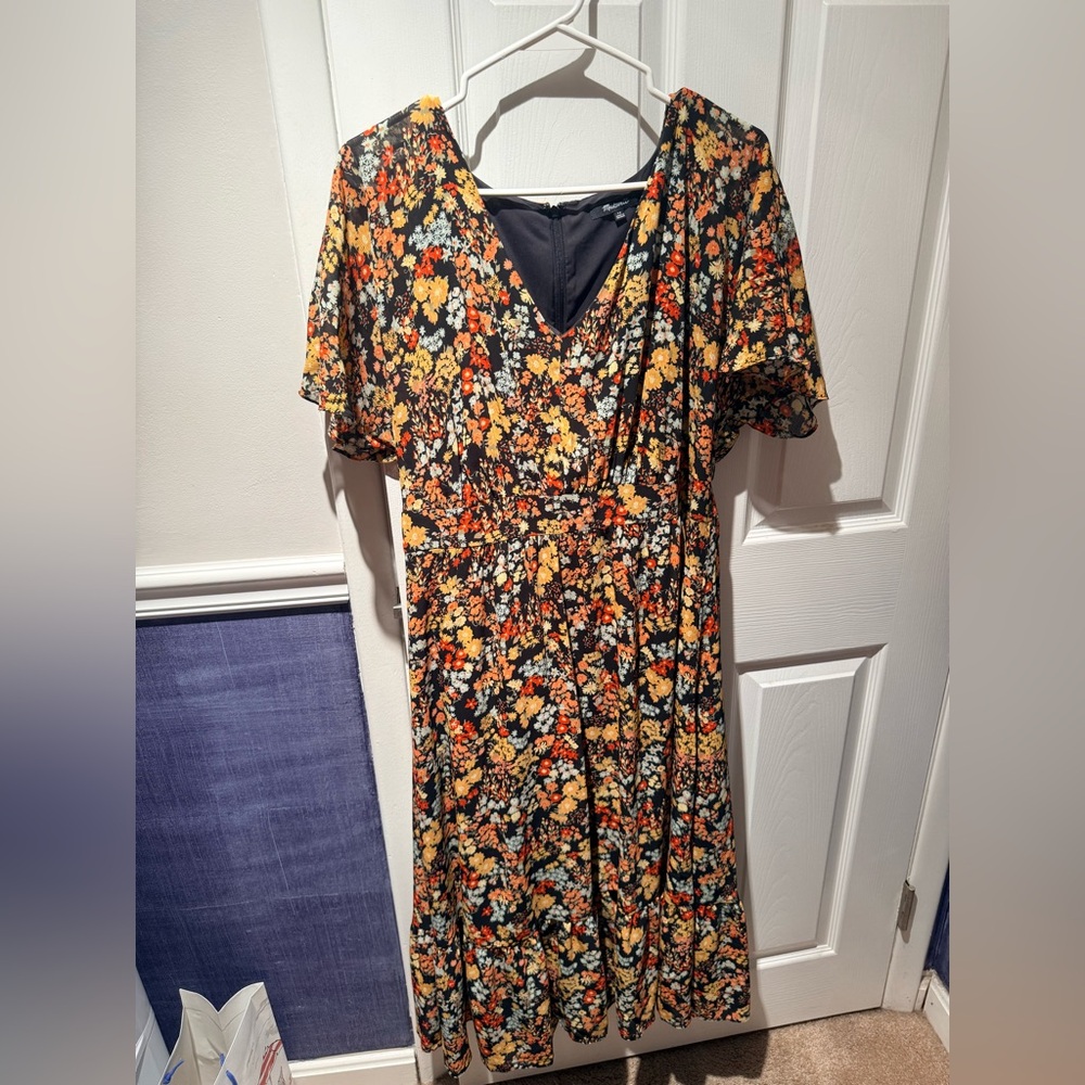 Madewell fall maxi dress